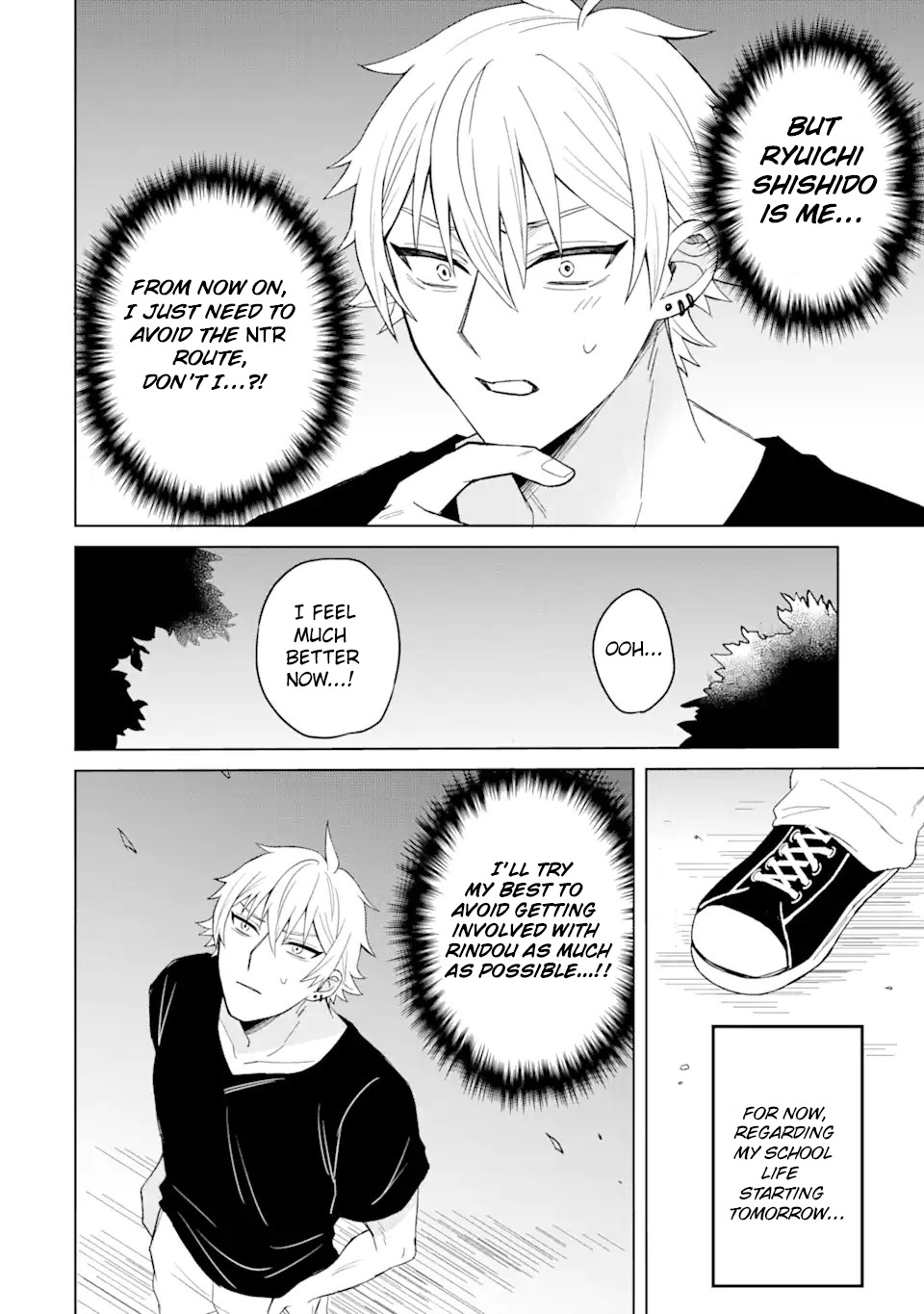 I was Reincarnated as the Scumbag from a Netorare Manga, But the Heroine is Coming on to Me, Chapter 1 image 32